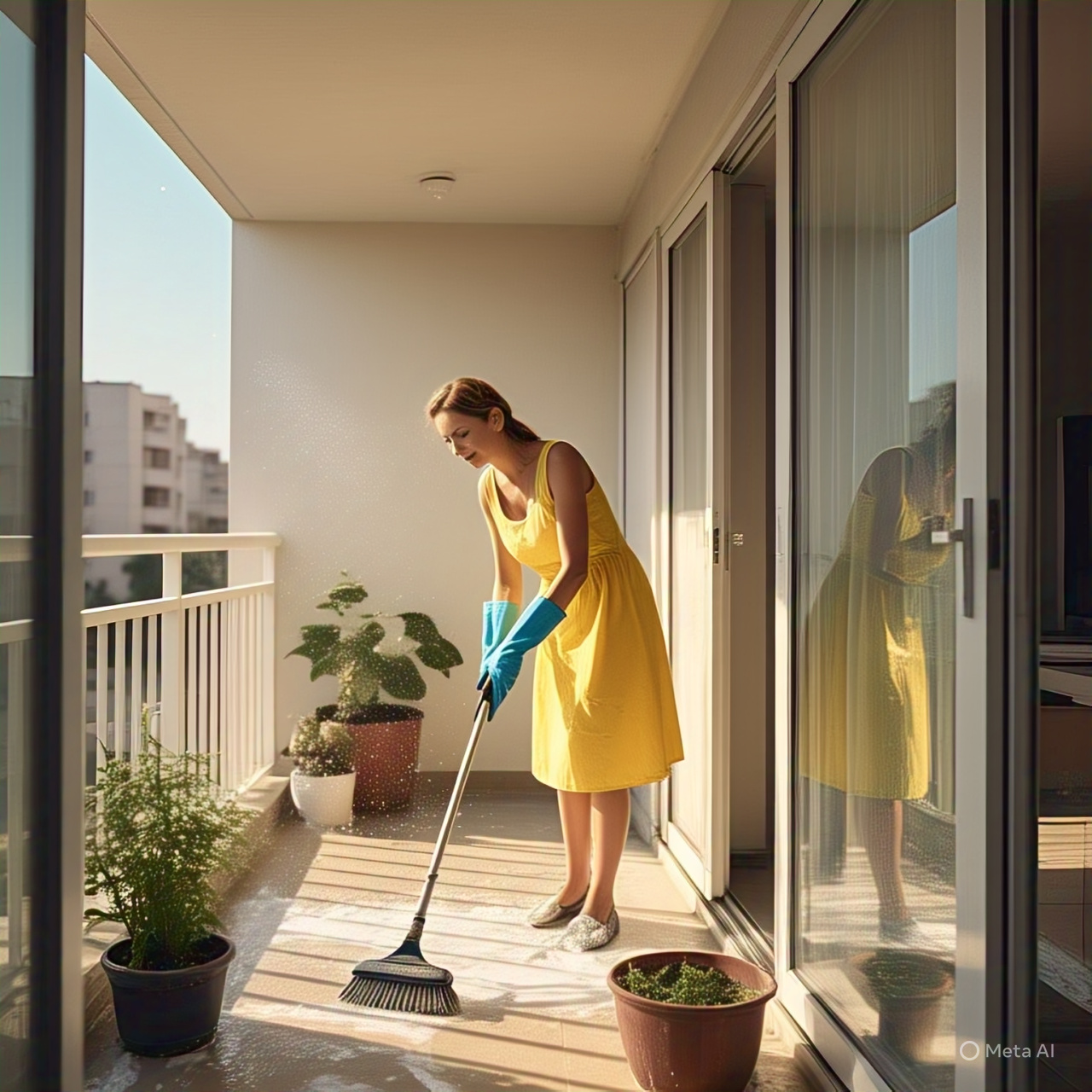 Balcony Cleaning